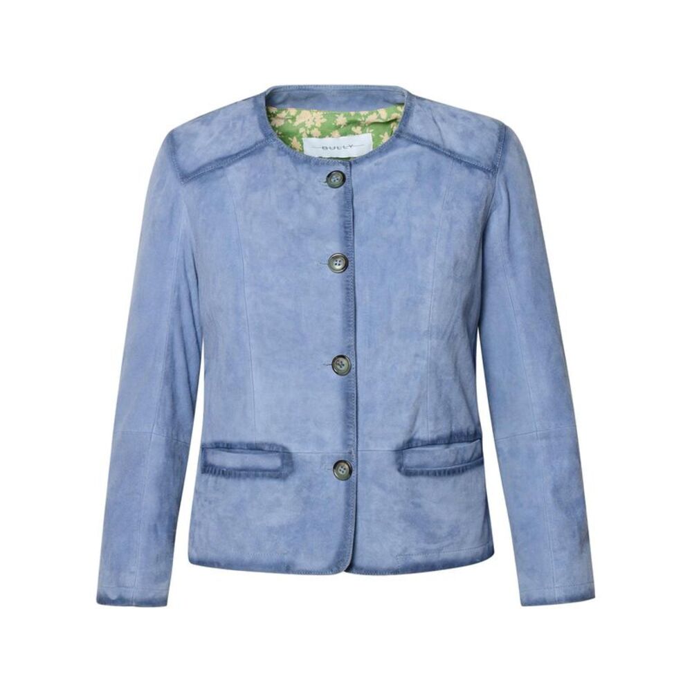 Bully Light Blue Leather Jacket Women